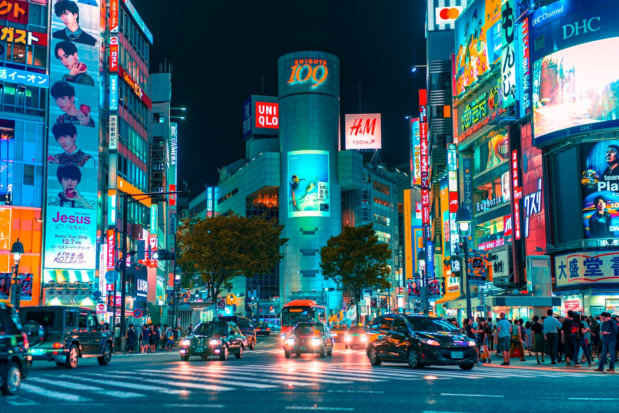 Tokyo skyline at night
